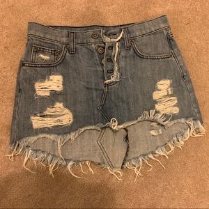 Jean skirt